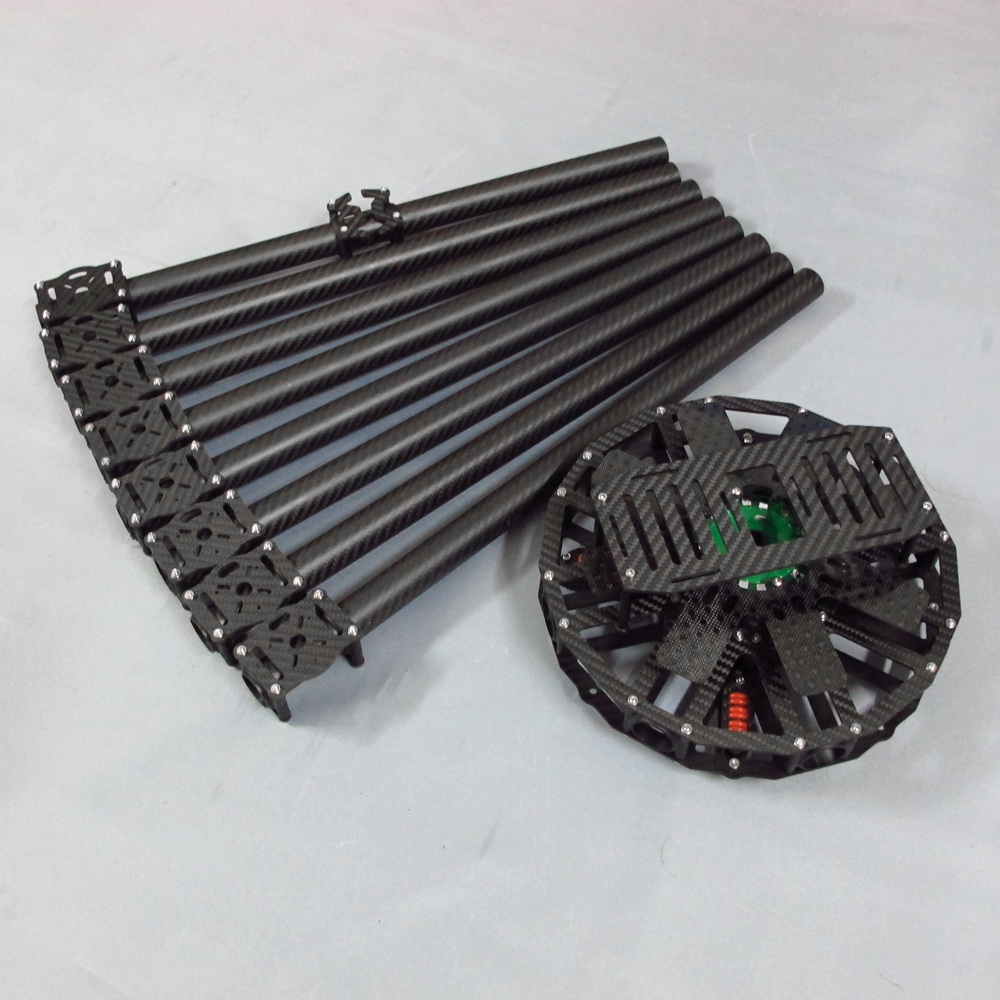 Octocopter KIT 8-Axis Carbon Fiber square tube upgrade & clamps