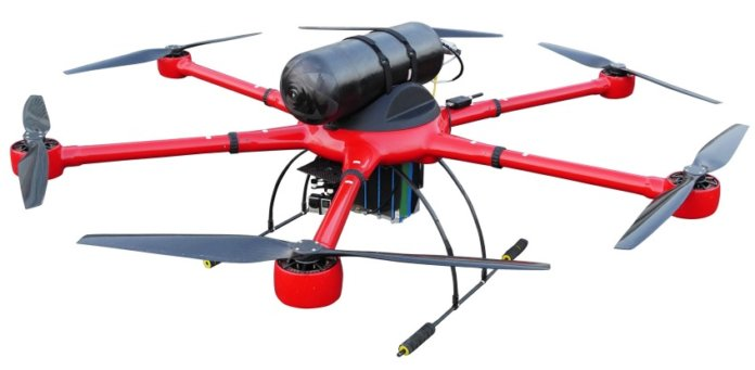 Skylle 1550H hexa-copter hydrogen fuel-cell drone