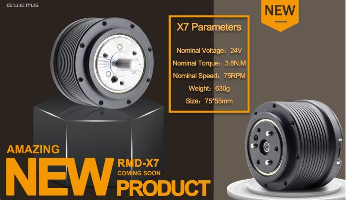 (image for) RMD X7 Brushless motor by Gyems