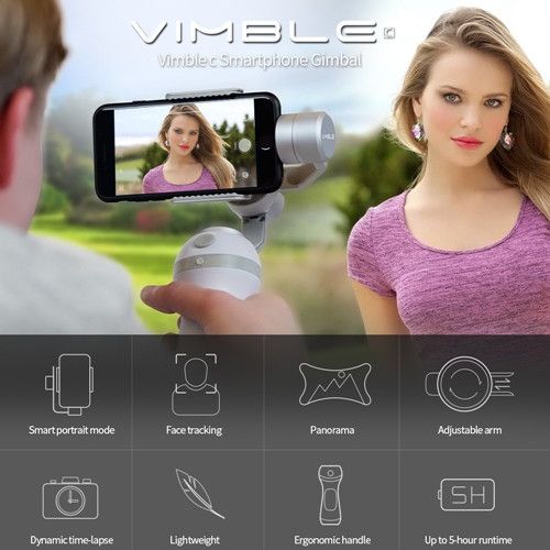 (image for) Smartphone Gimbal eiyuTech Vimble Support FaceTracking Panorama - Click Image to Close