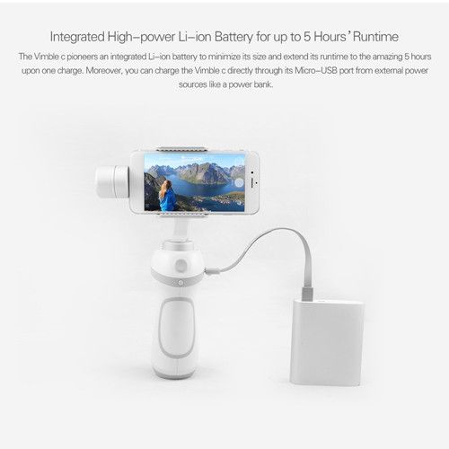 Smartphone Gimbal eiyuTech Vimble Support FaceTracking Panorama